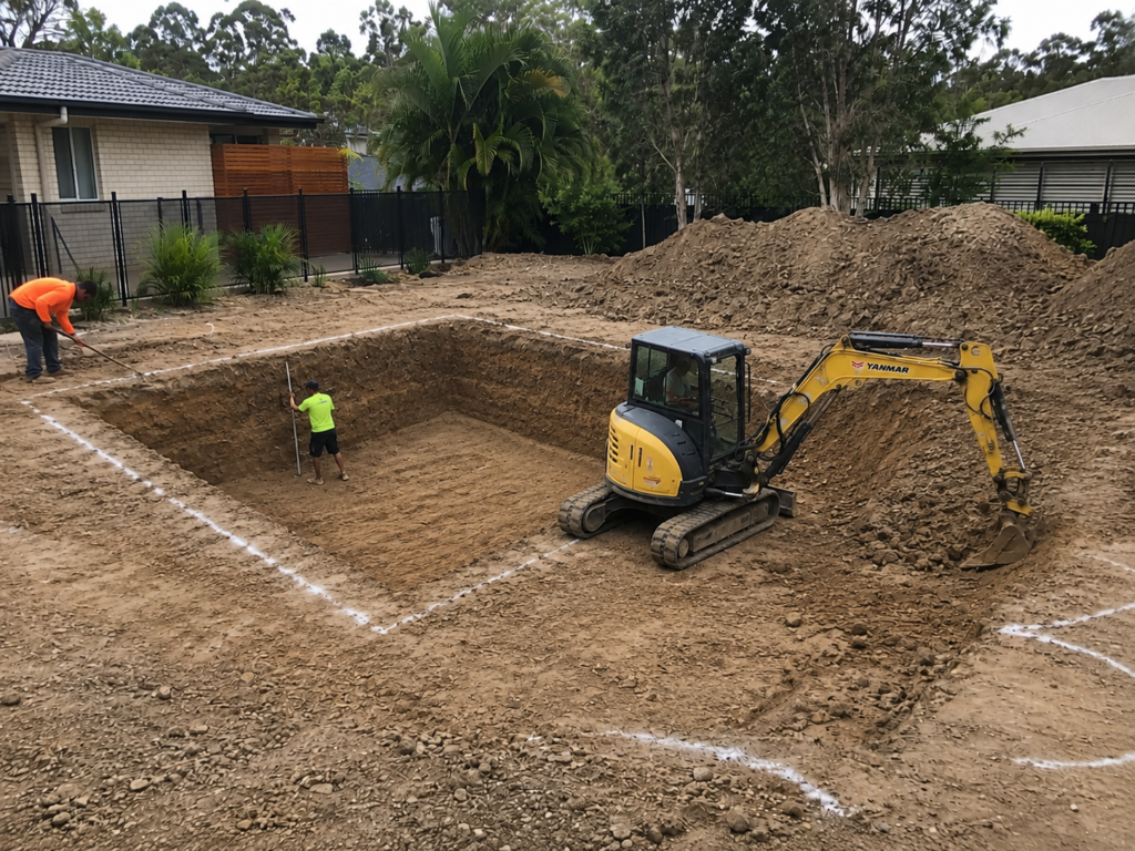 excavacion piscina